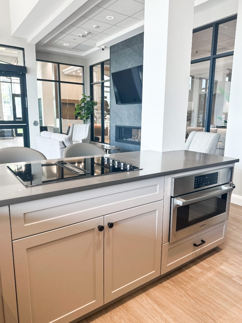 Kitchen in Lanark Lifestyles Luxury Senior Apartments