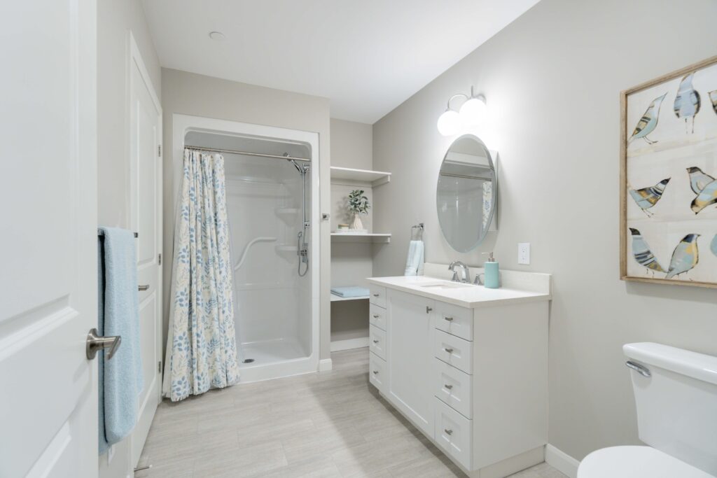 A Lanark Lifestyles luxury apartment bathroom