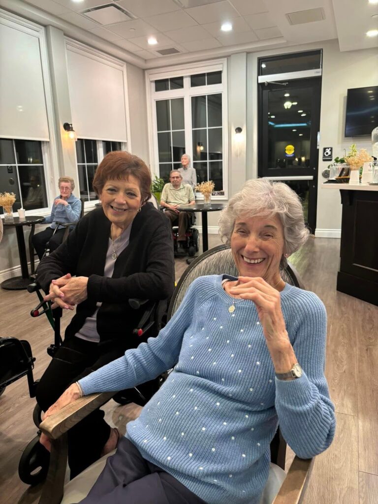 Residents at Lanark enjoying a laugh