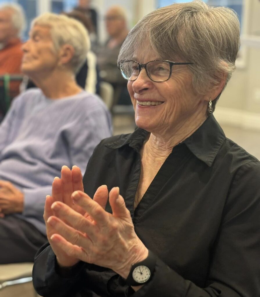 A senior enjoying activities in Perth, Ontario